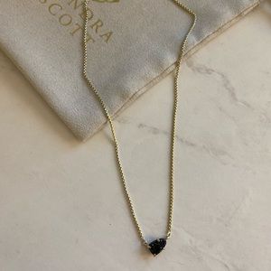 Kendra Scott black drusy necklace
